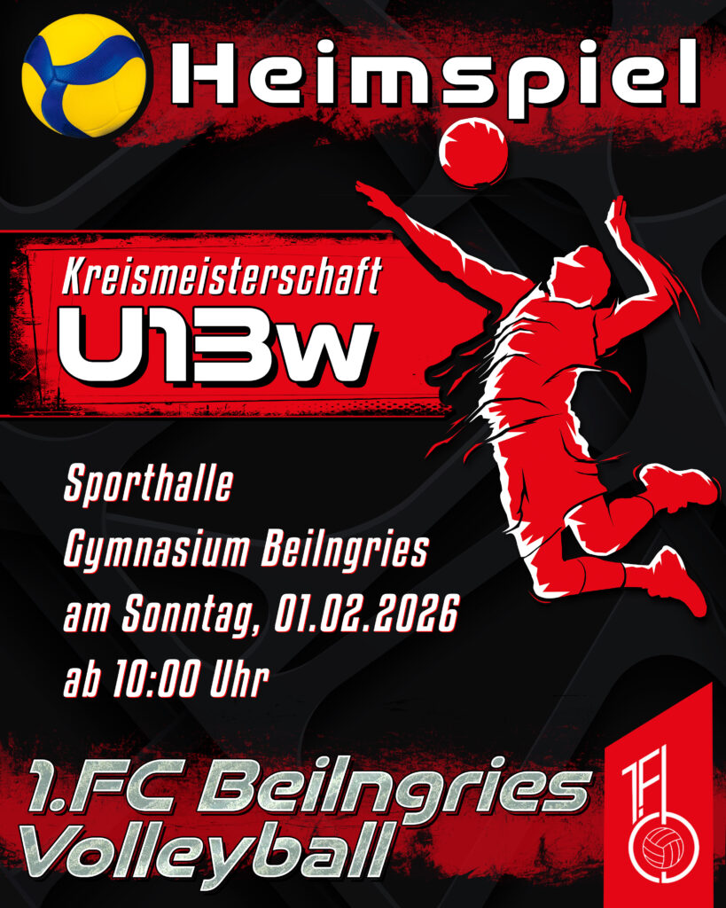 Die U13w Kreismeisterschaft:
20 Spiele - 12 Teams - 4 Spielfelder - 1 Match-Bar.
Wir sehen uns! 🏐