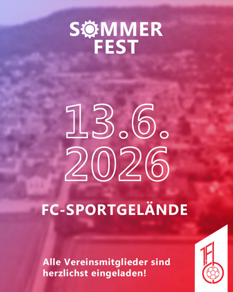 Sommerfest des 1. FC Beilngries am 13. Juni 2026